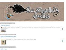 Tablet Screenshot of isabelzapata.blogspot.com