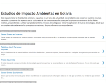 Tablet Screenshot of impactoambientalbolivia.blogspot.com