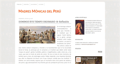 Desktop Screenshot of madresmonicasperu.blogspot.com