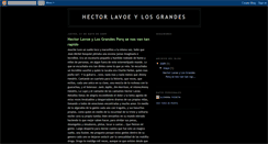 Desktop Screenshot of hectorlavoeylosgrandes.blogspot.com