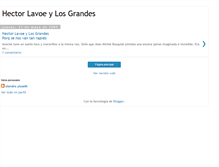 Tablet Screenshot of hectorlavoeylosgrandes.blogspot.com