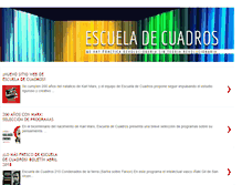 Tablet Screenshot of escuelacuadros.blogspot.com