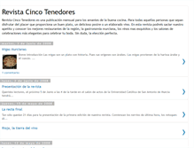 Tablet Screenshot of cincotenedores.blogspot.com