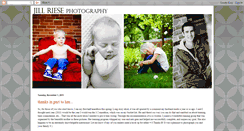 Desktop Screenshot of jillriesephotography.blogspot.com