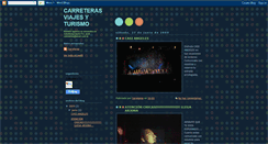 Desktop Screenshot of carreterasviajesyturismo.blogspot.com