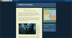 Desktop Screenshot of abidetoabound.blogspot.com