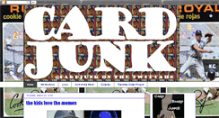 Desktop Screenshot of cardjunk.blogspot.com