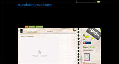 Desktop Screenshot of mundodecreaciones.blogspot.com