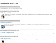 Tablet Screenshot of mundodecreaciones.blogspot.com