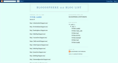 Desktop Screenshot of blogosphere112bloglist.blogspot.com