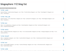 Tablet Screenshot of blogosphere112bloglist.blogspot.com