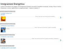 Tablet Screenshot of integrazione-energetica.blogspot.com