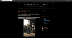 Desktop Screenshot of familiarobpattinson.blogspot.com