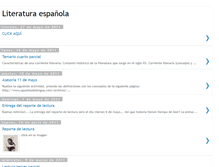 Tablet Screenshot of literaturaespaniola.blogspot.com