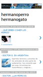 Mobile Screenshot of hermanoperro-hermanogato.blogspot.com