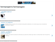 Tablet Screenshot of hermanoperro-hermanogato.blogspot.com