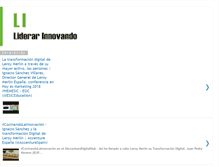 Tablet Screenshot of liderar-innovando.blogspot.com