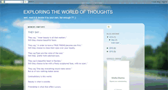 Desktop Screenshot of my-world-my-thoughts.blogspot.com