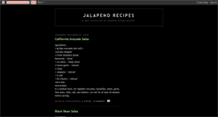 Desktop Screenshot of jalapenorecipes.blogspot.com