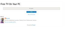 Tablet Screenshot of free-tv-on-your-pc.blogspot.com