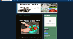 Desktop Screenshot of chiclayoenpositivo.blogspot.com