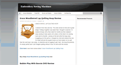 Desktop Screenshot of embroidery-sewingmachines.blogspot.com