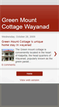Mobile Screenshot of greenmountcottages.blogspot.com