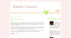 Desktop Screenshot of kinleecarene.blogspot.com