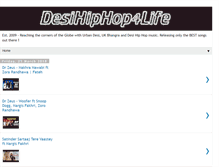 Tablet Screenshot of desihiphop4life.blogspot.com