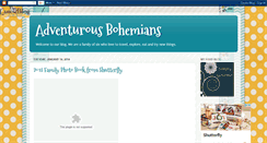Desktop Screenshot of adventurousbohemians.blogspot.com