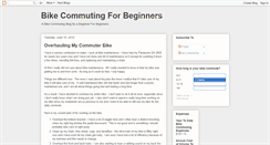 Desktop Screenshot of bikecommutingforbeginners.blogspot.com