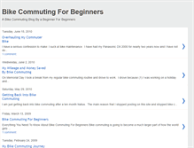 Tablet Screenshot of bikecommutingforbeginners.blogspot.com