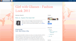 Desktop Screenshot of girlwithglasses143.blogspot.com