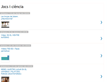 Tablet Screenshot of jocsiciencia.blogspot.com
