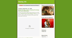 Desktop Screenshot of kissing101info.blogspot.com