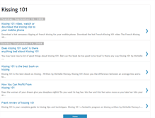 Tablet Screenshot of kissing101info.blogspot.com