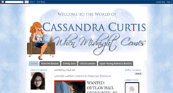 Desktop Screenshot of cassandracurtis.blogspot.com