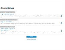Tablet Screenshot of journalismus.blogspot.com