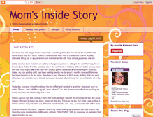 Tablet Screenshot of momsinsidestory.blogspot.com