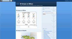 Desktop Screenshot of eltiempoenbilbao.blogspot.com