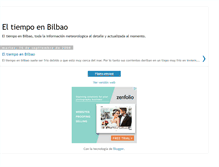 Tablet Screenshot of eltiempoenbilbao.blogspot.com