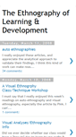 Mobile Screenshot of ethnographyoflearning.blogspot.com