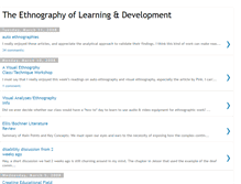 Tablet Screenshot of ethnographyoflearning.blogspot.com