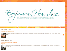 Tablet Screenshot of empowerherinc.blogspot.com