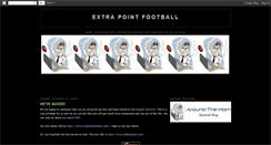 Desktop Screenshot of extrapointfootball.blogspot.com