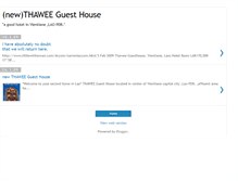 Tablet Screenshot of newthaweeguesthouse.blogspot.com