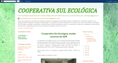 Desktop Screenshot of cooperativasulecologica.blogspot.com