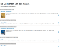 Tablet Screenshot of degedachtenvaneenkansel.blogspot.com