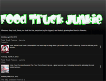 Tablet Screenshot of foodtruckjunkie.blogspot.com