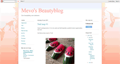 Desktop Screenshot of mevobeautyblog.blogspot.com